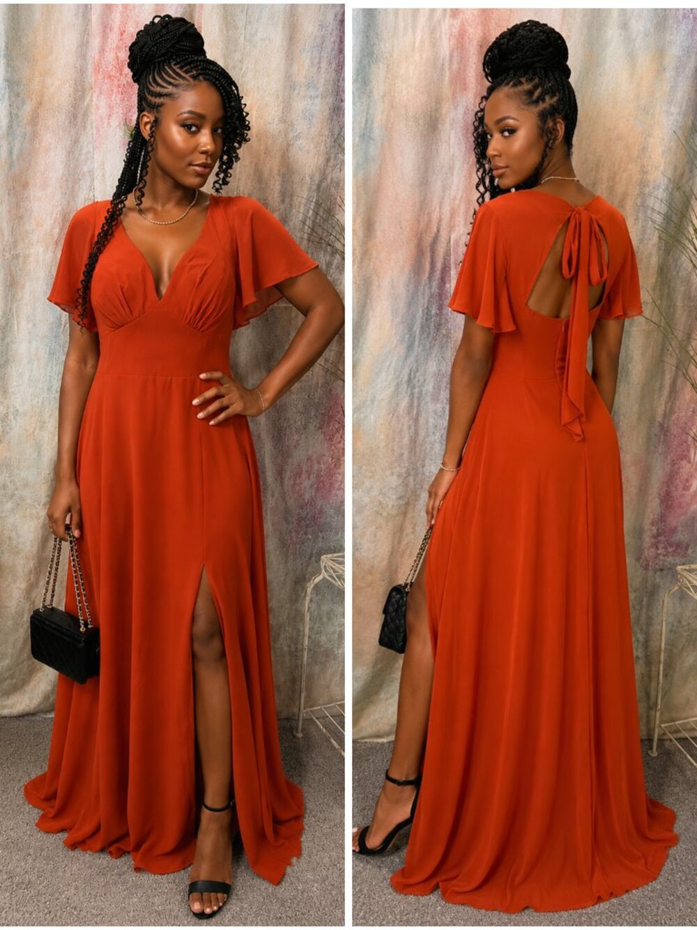 Azazie Perfect Twirl, Perfect Back, Perfect Color Formal - Prom Chiffon Gown